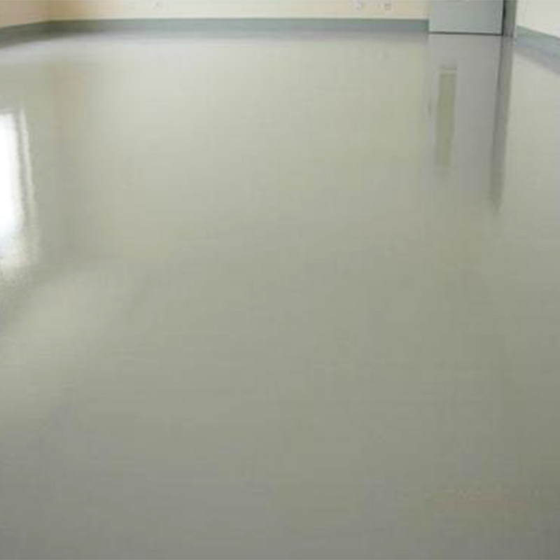 自流平施工结果图